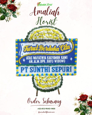 Papan Bunga Duka di Sunter Jaya
