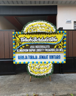 Papan Bunga Duka di Sunter Jaya