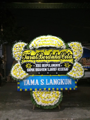 Papan Bunga Duka di Sunter Jaya